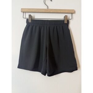 Lands End Boy 10/12 Black Shorts Athletic Sporty Soccervibe